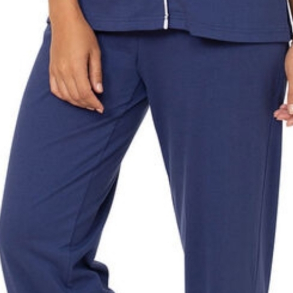 Solid Jersey Short-Sleeve Boyfriend - Navy - Picture 6 of 6